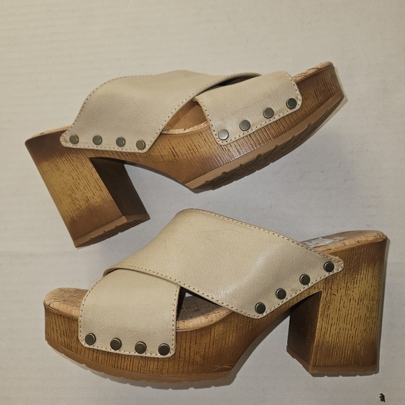 NEW Kork-Ease | Natural Leather Clog Sandals 8 - Picture 4 of 8